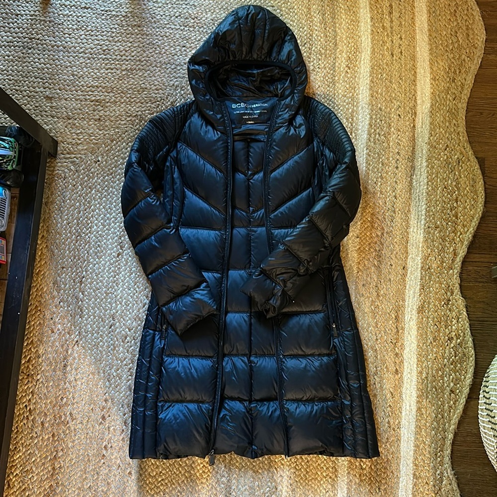 BCBGeneration Ultra Lightweight Packable Down Jacket - XS